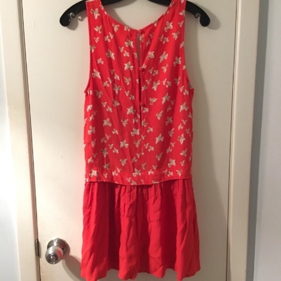 UO Cooperative Red Dress - Picture 6 of 7